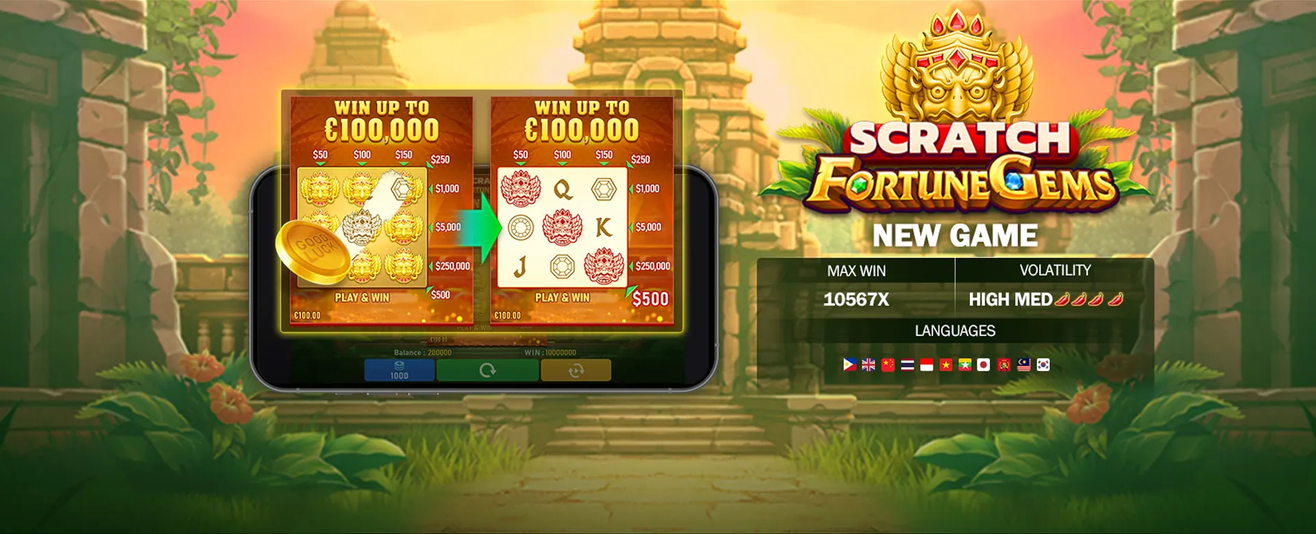 A vibrant online casino interface showcasing diverse games and a luxurious feel, representing taya365.pro in the Philippines.